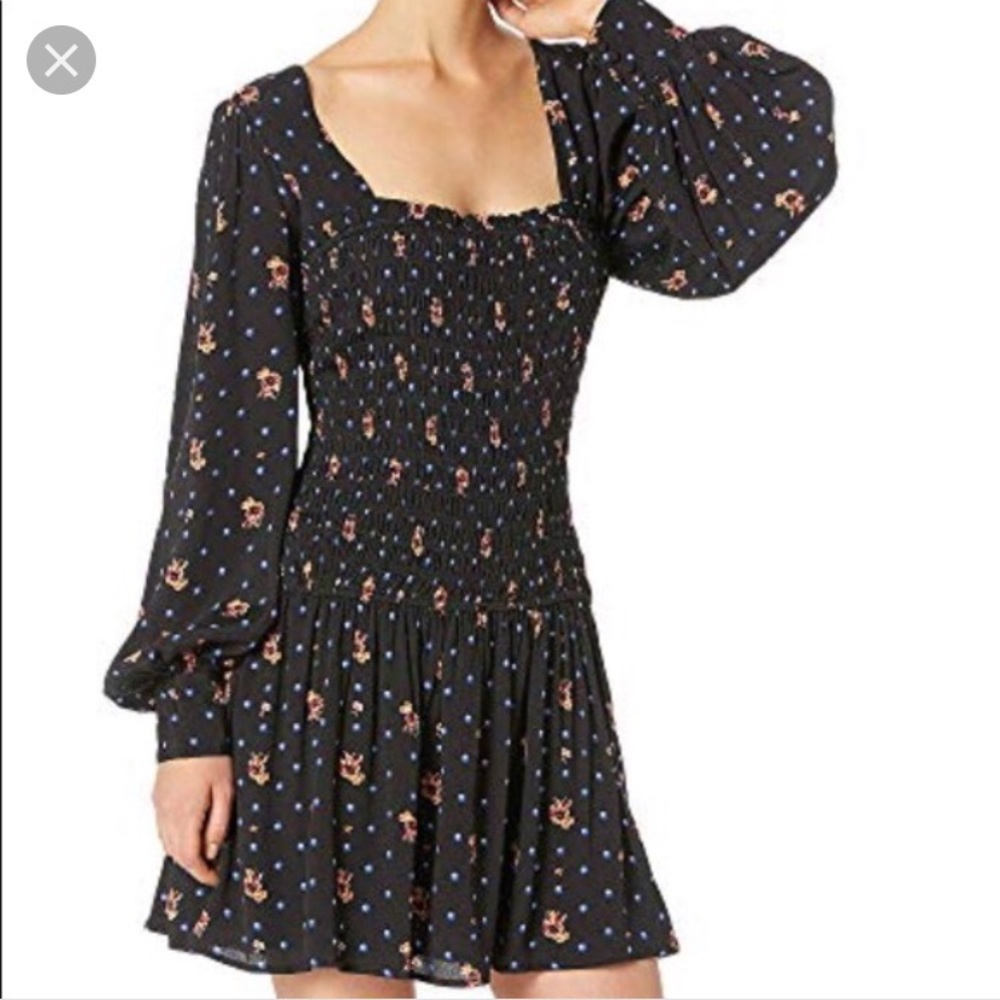 Free People Two Faces Mini Dress